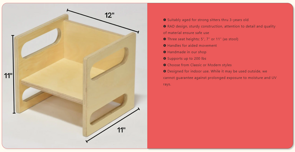 Montessori Cube Chair