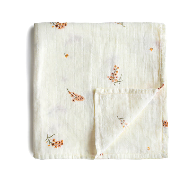Organic Cotton Muslin Swaddle Blanket