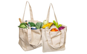 Canvas Grocery Tote Bags