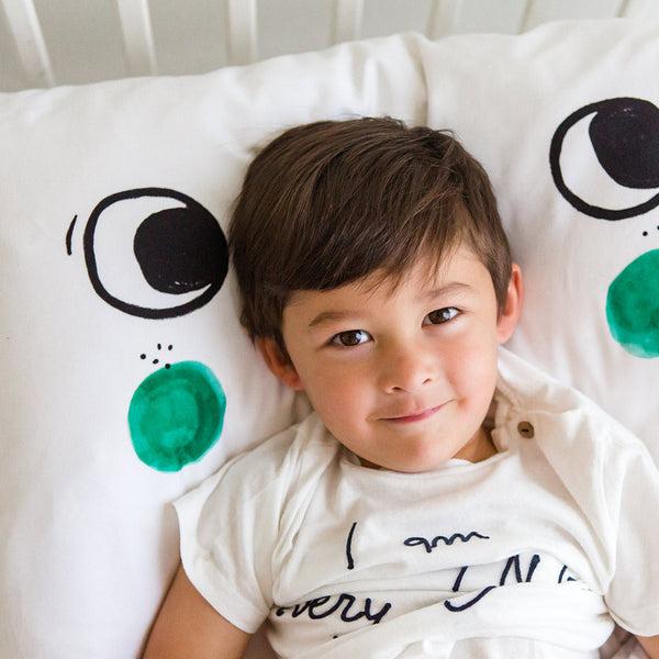 2-pack Happy Faces Standard Size Pillowcases