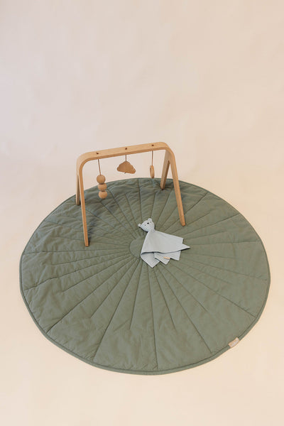 Acadian/Dove - Linen Quilted Play mat