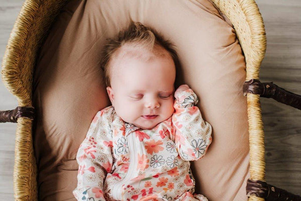 Ruffle 2 Way Zip Romper - Sweet Pea