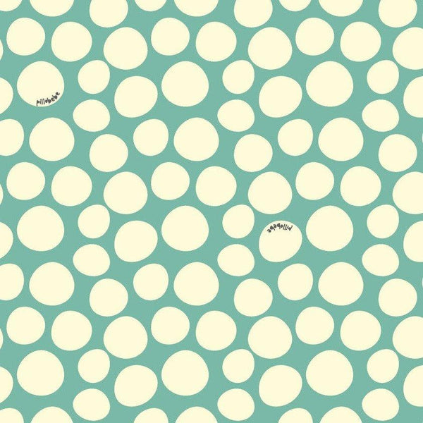 Organic Cotton Play Mat/Quilted Blanket - Forest Friends/Mint Pebbles Reversible