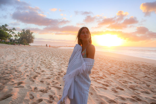 100% Organic Cotton Sunset Beach Towels