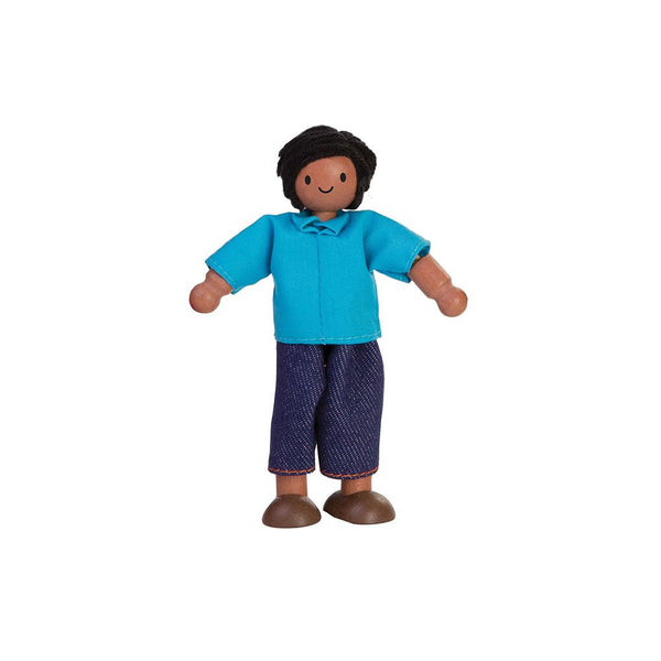 Dad Dollhouse Figure - Medium Skin Tone