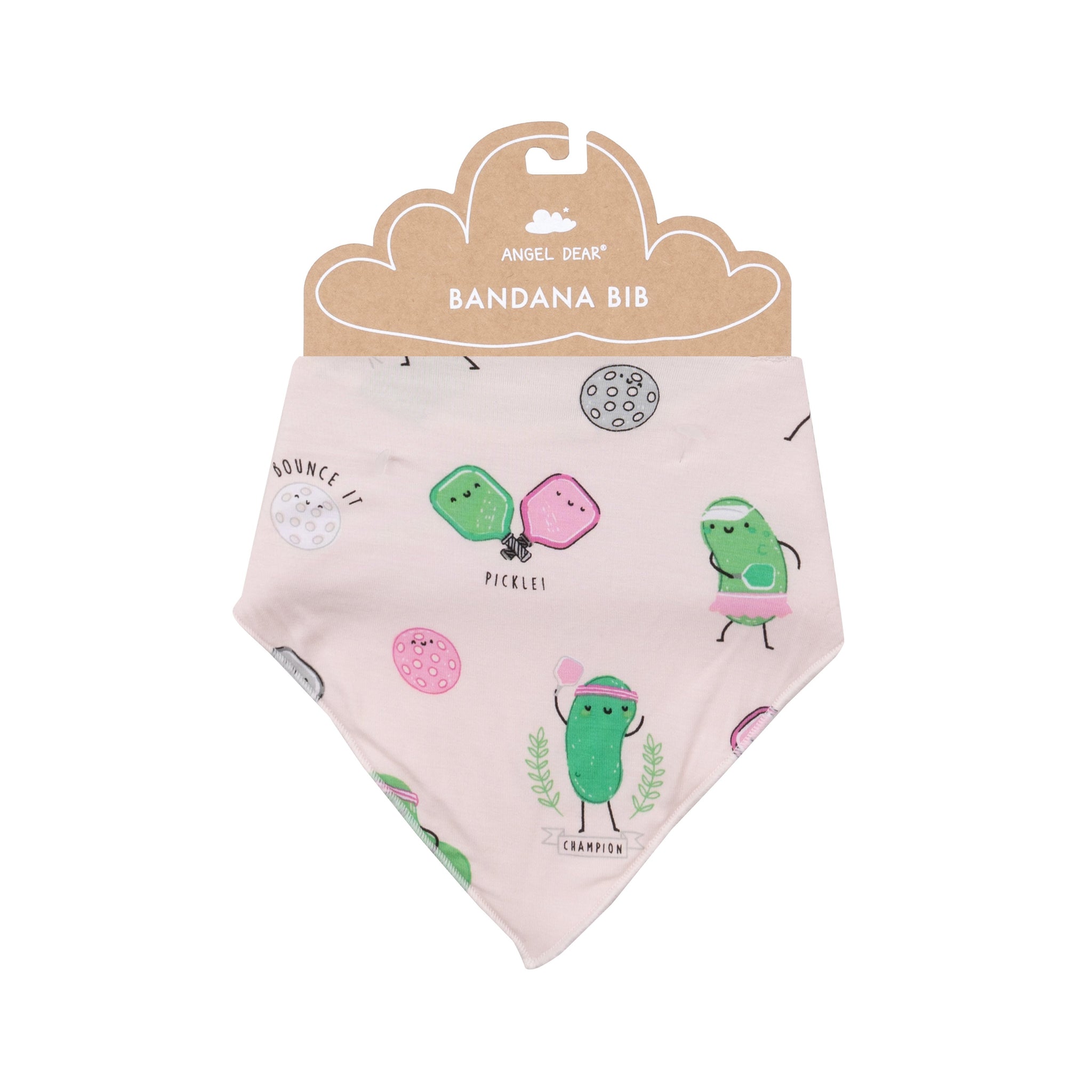 Bandana Bib - Pickleball Pink