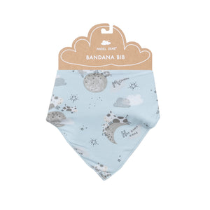 Bandana Bib - I Love You To The Moon Cows