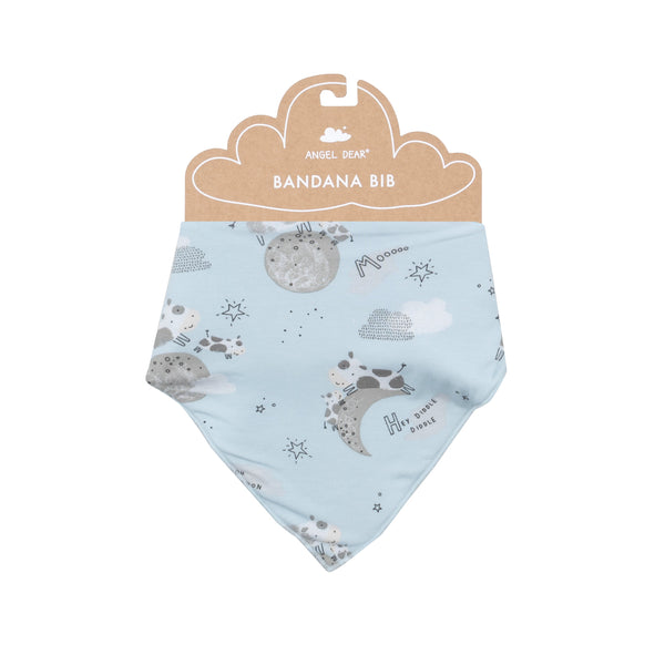 Bandana Bib - I Love You To The Moon Cows