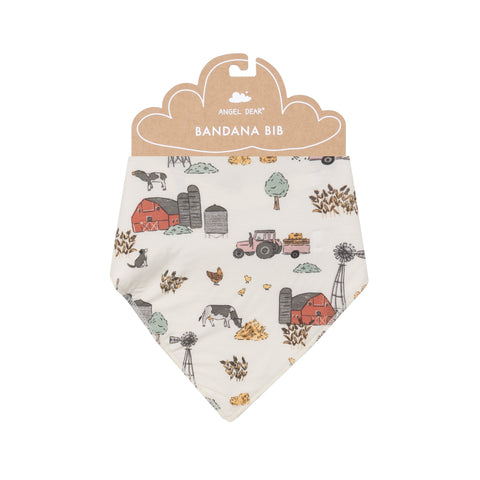 Bandana Bib - Hay Farmer - Pink