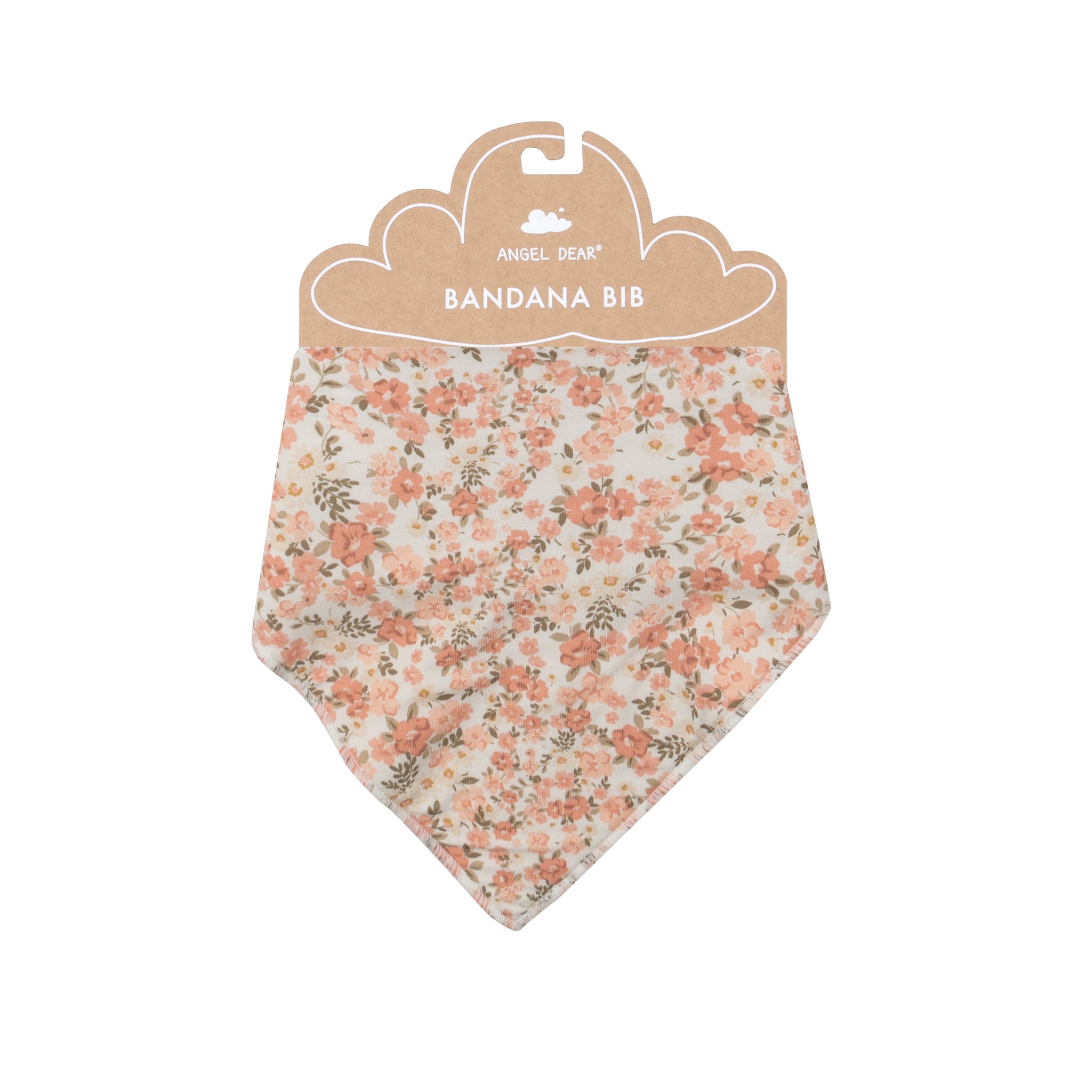 Bandana Bib - Sweet Rose Calico