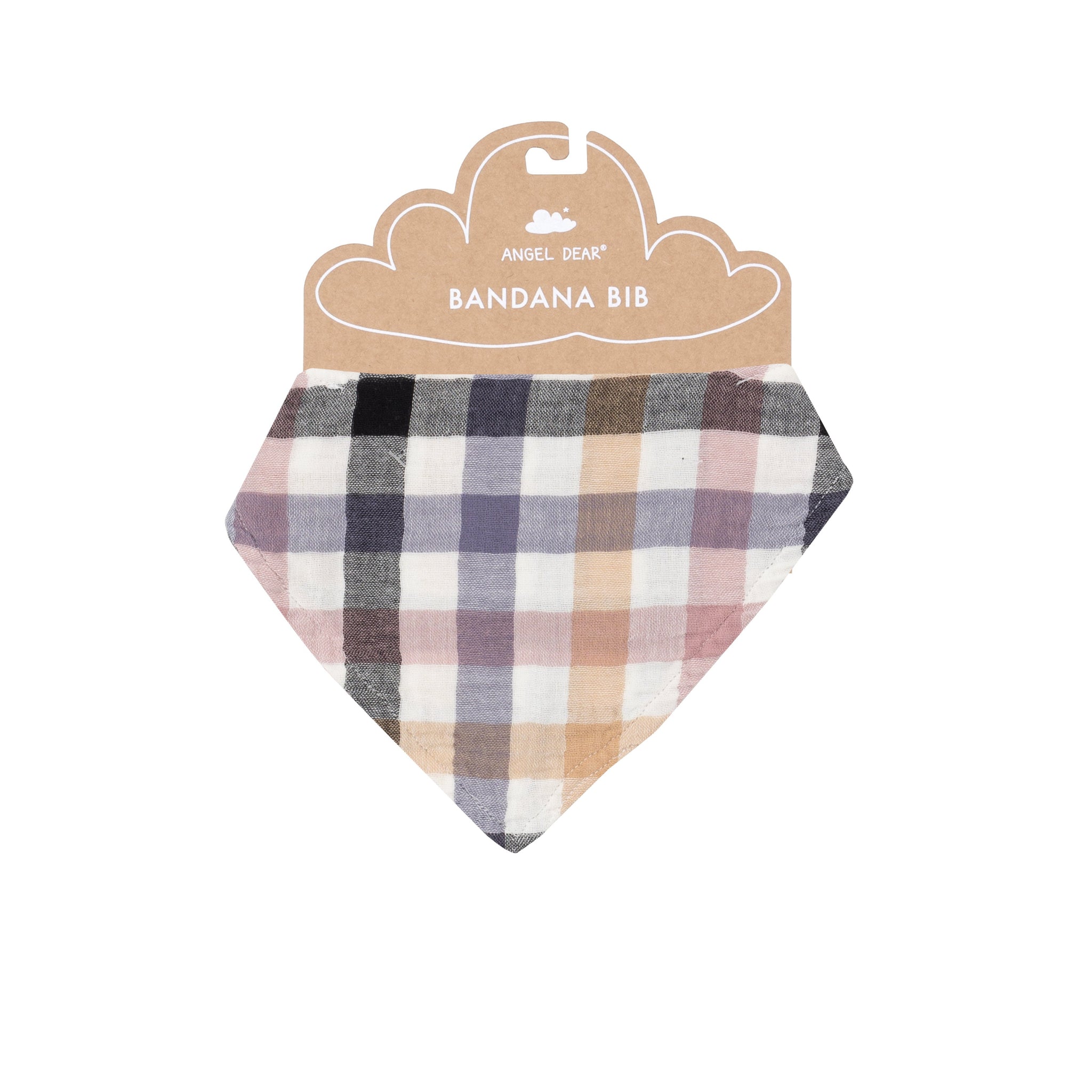 Bandana Bib - Harvest Plaid