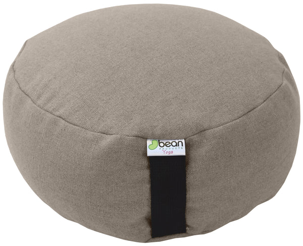 Zafu Meditation Cushion 100% Hemp  - Hemp Fabric and Hemp Hurd Filling from Midwest USA  CARBON NEGATIVE