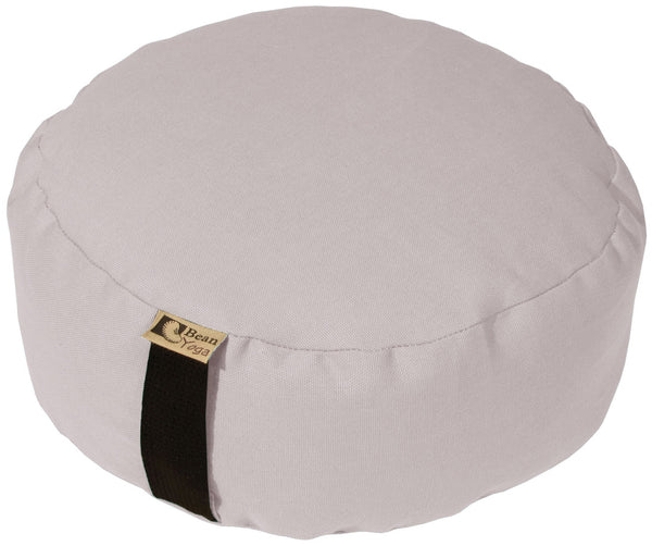 Zafu Meditation Cushion yoga pillow - Cotton & Organic Buckwheat Hull filling, Made in USA