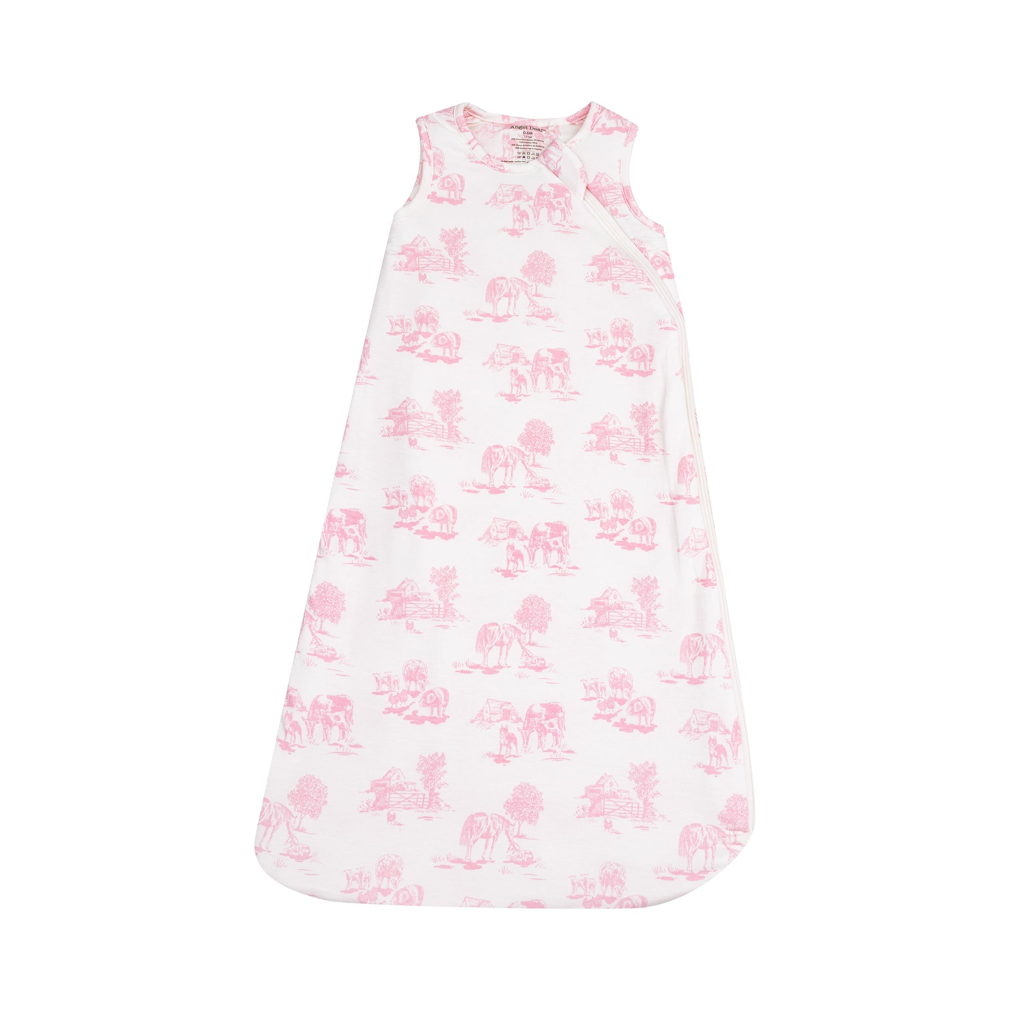 Sleep Bag - Farm Toile Pink