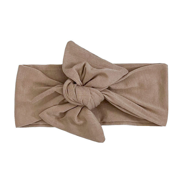 Bow Headband - Sand