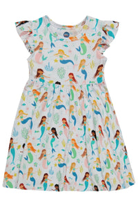 Bamboo Flutter Twirl Dress - Mermaid Magic