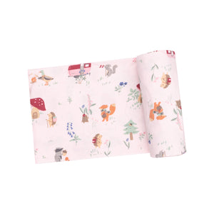 Swaddle Blanket - Cute Animal Campers