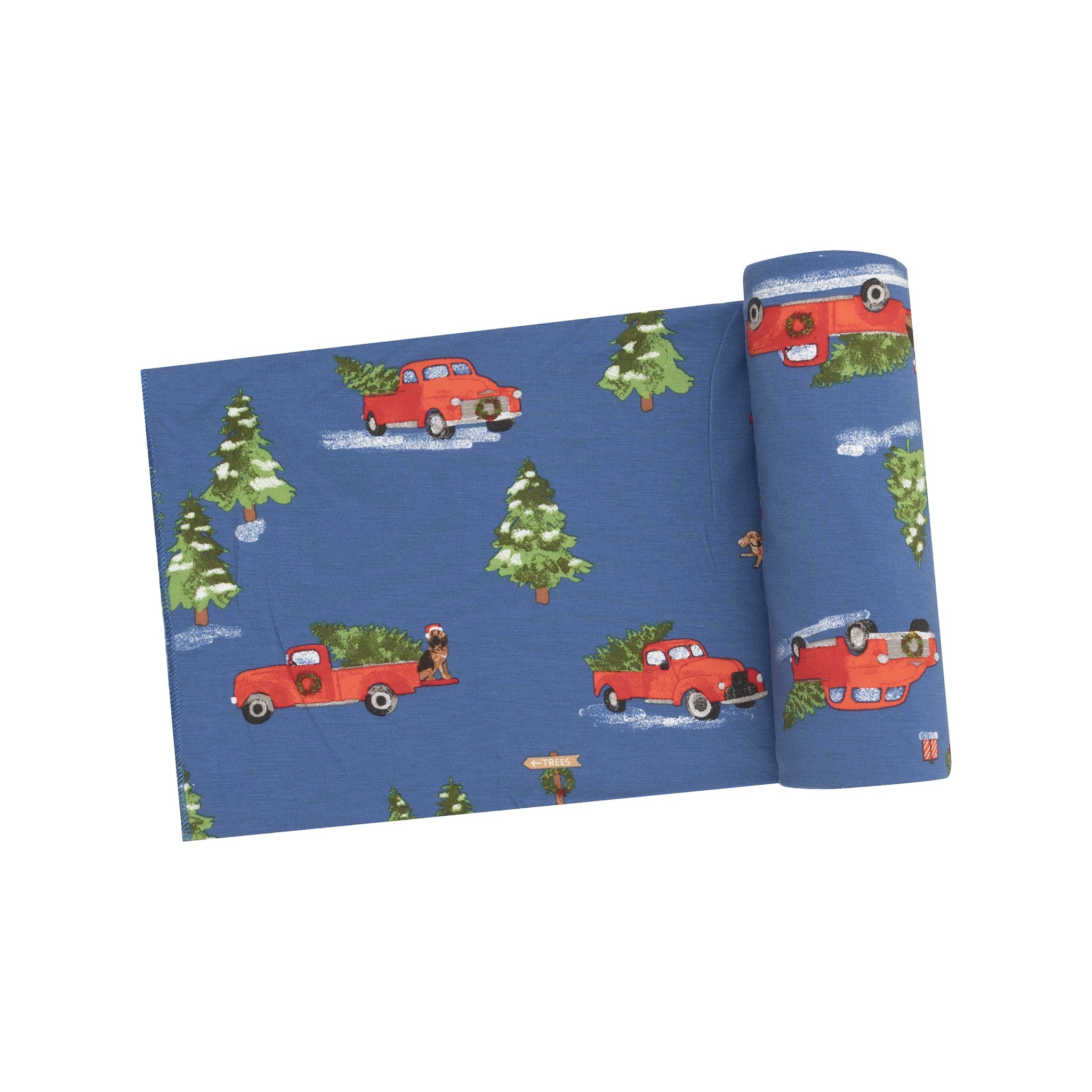 Swaddle Blanket - Vintage Red Truck