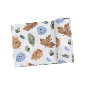 Swaddle Blanket - Cuddly Leaves