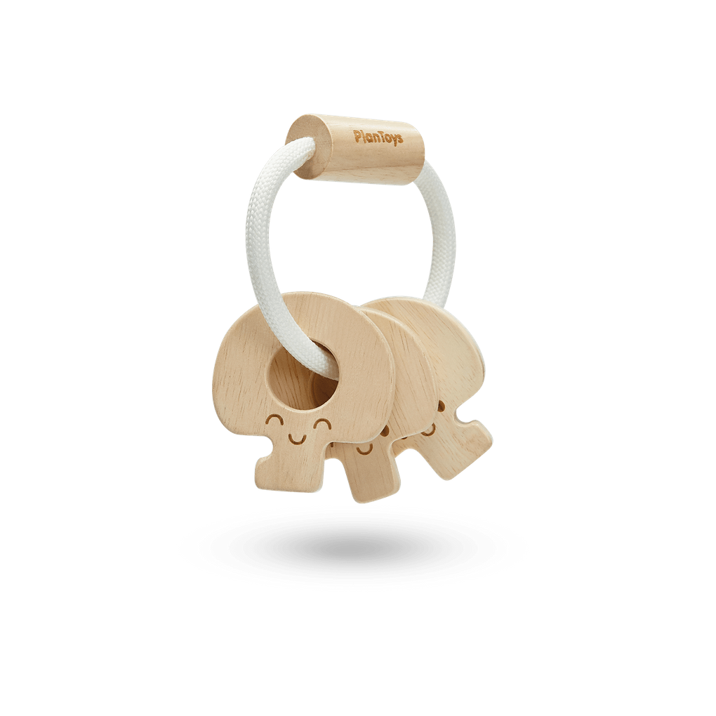 Baby Key Rattle - Natural