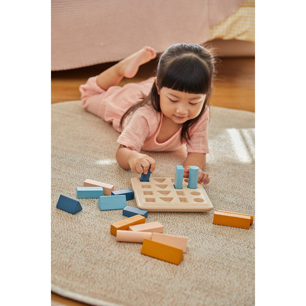 Geometric Peg Board - Orchard