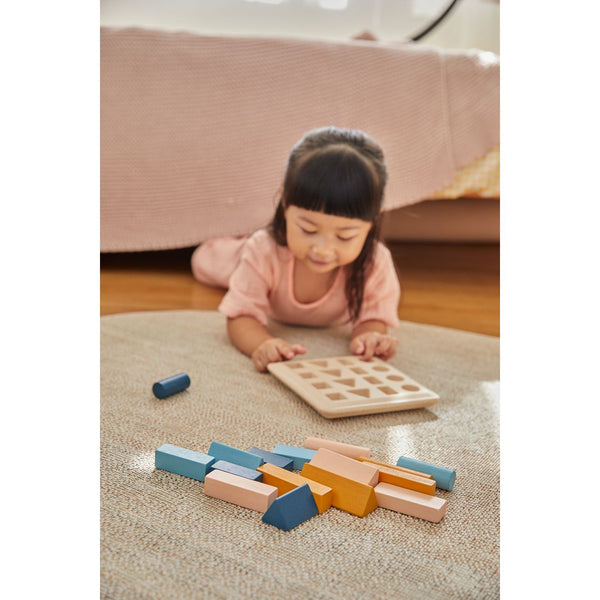 Geometric Peg Board - Orchard