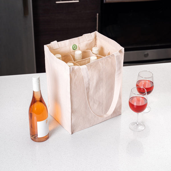 Canvas Wine Tote