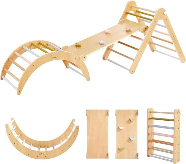 5 In 1 Pikler Triangle Gym Set