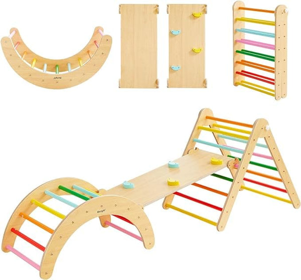 5 In 1 Pikler Triangle Gym Set