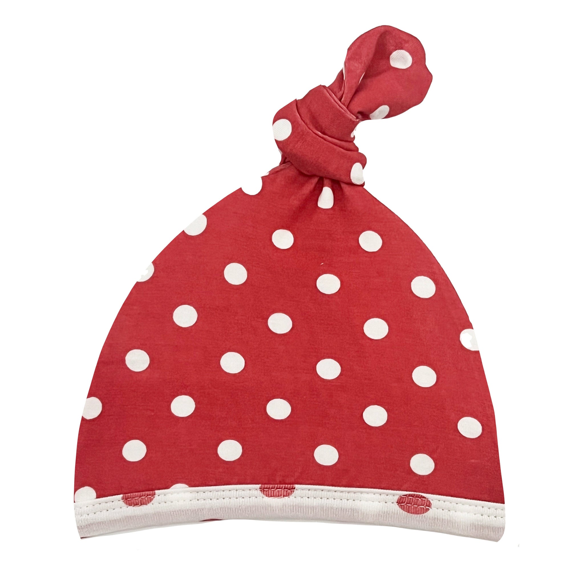 Top Knot Hat - Berries & Cream