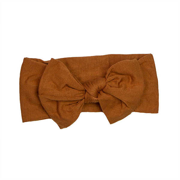 Bow Headband - Cognac