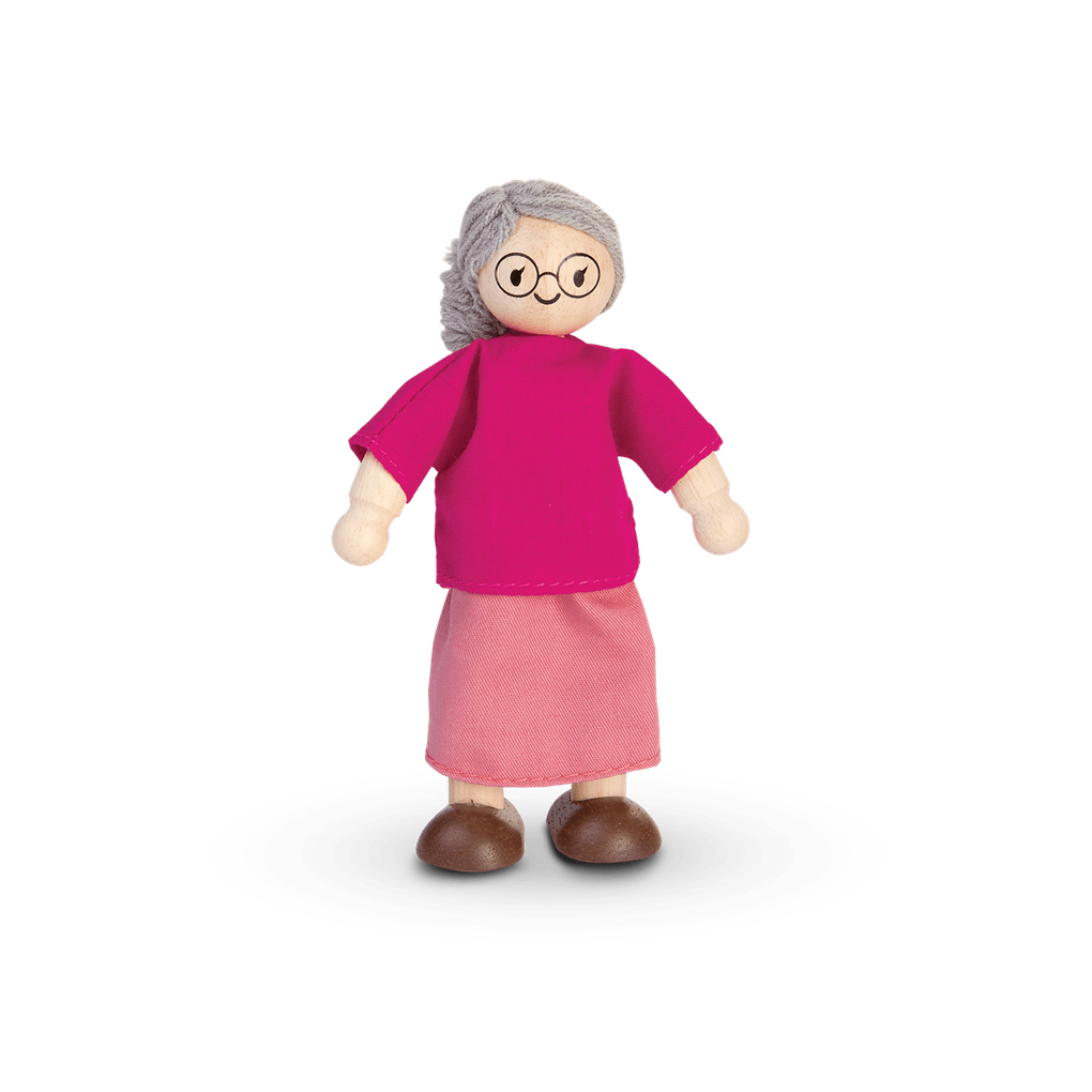 Grandmother Dollhouse Figure - Light Skin Tone