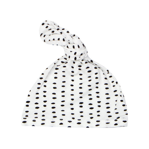 Top Knot Hat - Polka Dot