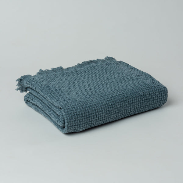 Arya | Stonewashed 100% Cotton Throw Blanket