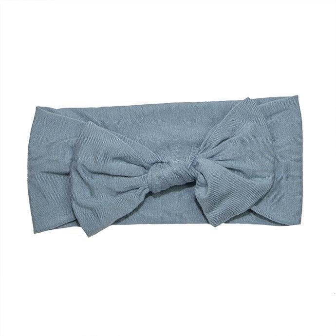 Bow Headband - Ocean Blue