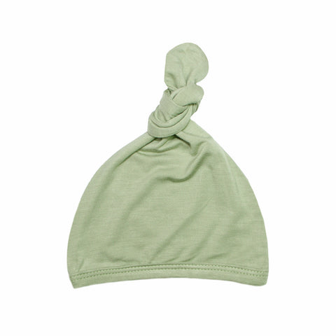 Top Knot Hat - Sage