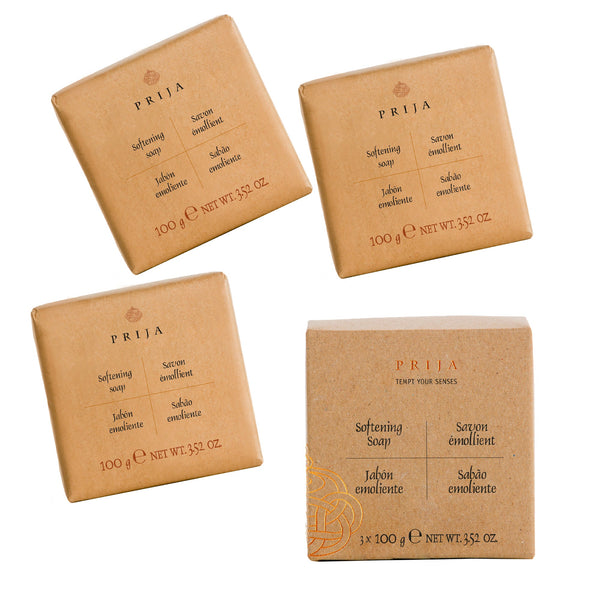 Prija Softening Soap Gift Pack (3 Pack - 3.52oz)