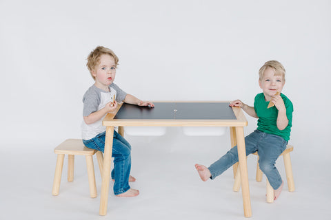 Land, Sand, Water Sensory Table w/ Bins (1 large + 2 small bins)