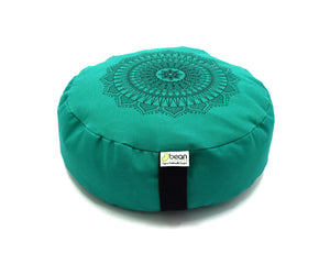 Zafu Meditation Cushion - Cotton Mandala Design