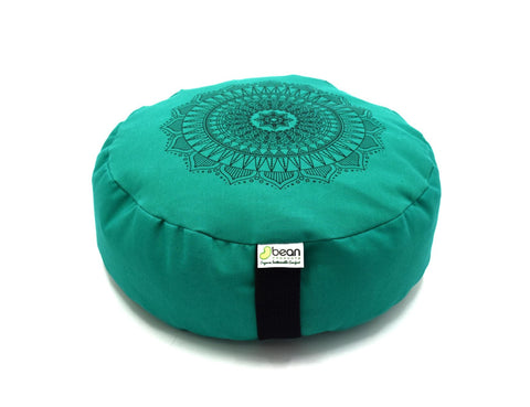 Zafu Meditation Cushion - Cotton Mandala Design