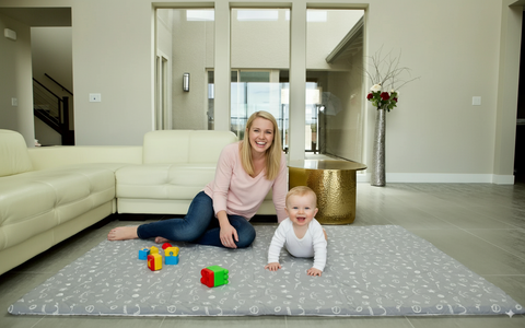 CorkiMat® COMFY - Love Gray Organic