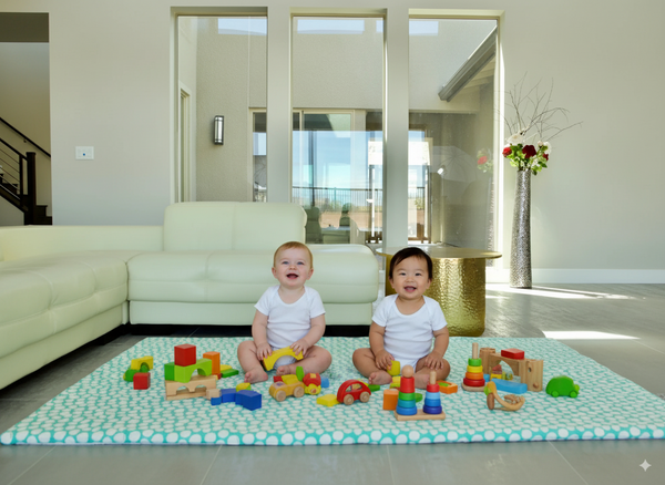 CorkiMat® COMFY - Mint Pebbles Organic