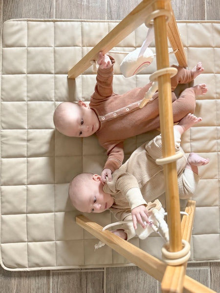 Lilac Wooden Baby Gym