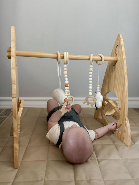 Rocket - Wooden Baby Gym