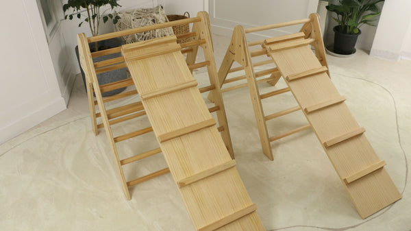 Olive- Pikler Triangle Ladder and Climber Slide - Multiple Sizes