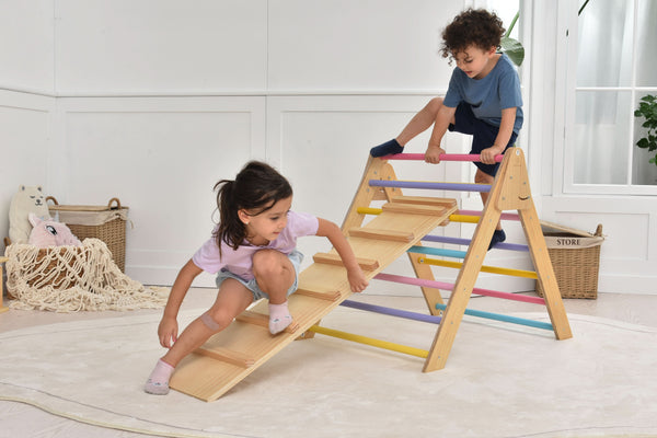 Olive- Pikler Triangle Ladder and Climber Slide - Multiple Sizes