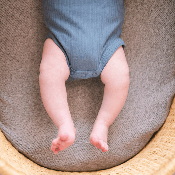 Organic Ribbed Cotton Bodysuit