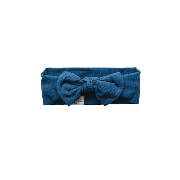 Organic Ribbed Cotton Knot Bow