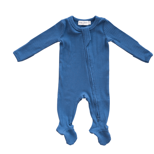 Organic Cotton Ribbed Footie