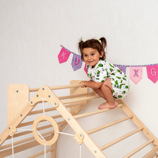 Wooden Climbing Playhouse